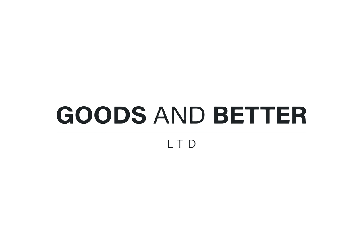 Goods and Better Ltd primary wordmark